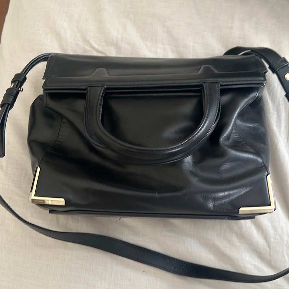 Alexander Wang  purse Black Leather size M